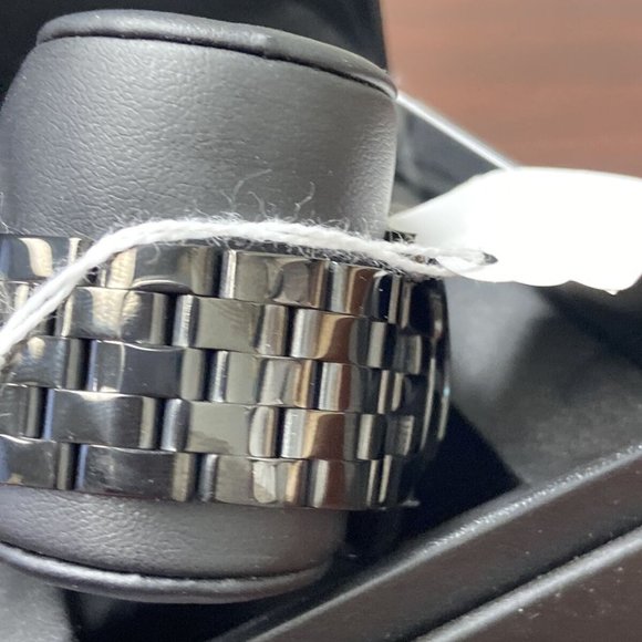 JBW WARREN J6331C Watch Black Ion Plated Diamond Quartz Movement Chronograph - Picture 4 of 8